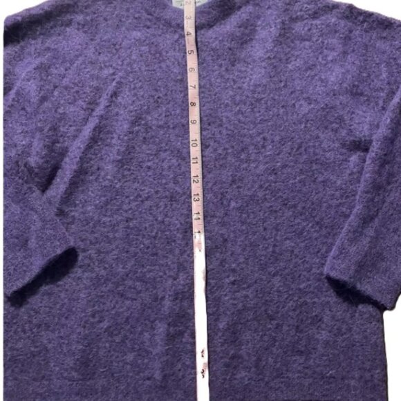 & Other Stories Alpaca Blend Round Neck Purple Sweater, XS - Picture 12 of 16